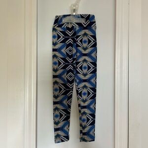 LuLaRoe Kids Leggings with Geometric Design